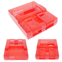 Coque de console de jeu Coque de remplacement pour SNES Coque semi transparente de haute qualité