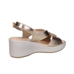 Sandalo con zeppa Cinzia Soft da donna color rame, taglia 38, con tacco platform - Product Image 4