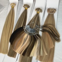 Extensions de cheveux naturels Remy vierges européens doublement étirés, faits à la main, couleur mixte, tissage noué à la main Jasminebeauty