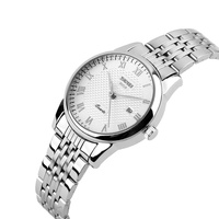 Skmei — montre à Quartz pour Couple, bracelet en acier inoxydable, cadeau saint-valentin, tendance 9058