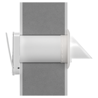 Systèmes de ventilation ERV à récupération de chaleur pour montage mural, ventilateur de récupération de chaleur pour une seule pièce