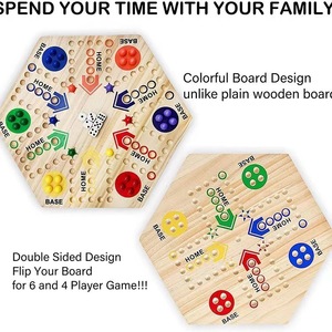 Juego de Mesa de Ajedrez Volador de Madera Xinghong, 30x30cm, Multijugador, Interactivo, Educativo, para Fiestas Familiares - Product Image 5