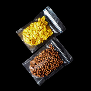 Rõ ràng Ziplock Túi Quà Tặng snack hạt đậu bao bì túi nhựa trong suốt khóa zip đứng lên túi - Product Image 1
