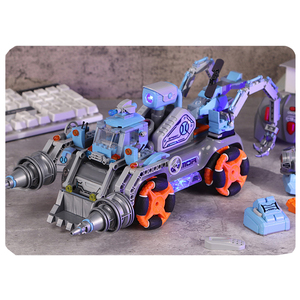 413 pcs DIY 2 in1 khối xây dựng RC xe 1:16 hậu cần hỗ trợ điều khiển vô tuyến xe tải Khoa Học Kỹ thuật Đồ chơi - Product Image 4