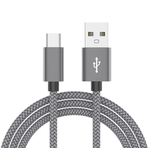 Cavo <span class=keywords><strong>USB</strong></span> 2.0 2A 3A da <span class=keywords><strong>USB</strong></span>-A a <span class=keywords><strong>USB</strong></span>-<span class=keywords><strong>C</strong></span>, 1m, in nylon intrecciato, per ricarica rapida e trasferimento dati, per cellulari Android. - Product Image 6