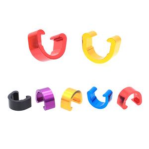 Aluminum Alloy C Type Cable Clips For Mountain Bike Derailleur Brake <b>Hose</b> U Type <b>Guide</b> Small Frame Parts - Product Image 4