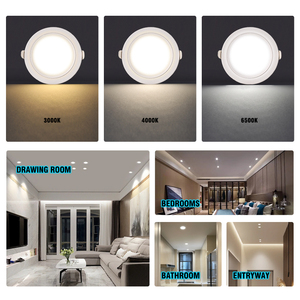 3cct <span class=keywords><strong>Dimmable</strong></span> 12W <span class=keywords><strong>Downlight</strong></span> <span class=keywords><strong>COB</strong></span> <span class=keywords><strong>COB</strong></span> SMD <span class=keywords><strong>LED</strong></span> ánh sáng tại chỗ 3000k-6500K bề mặt tuôn ra Gắn Đèn <span class=keywords><strong>Led</strong></span> Trần xuống ánh sáng - Product Image 5