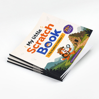 Impression de livres pour enfants à couverture souple personnalisée, reliure parfaite, A4/A5, logo et taille personnalisés, faible MOQ, impression couleur intégrale