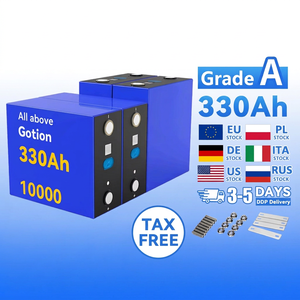 เซลล์ลิเธียมไอออนแบบโซลิดสเตตทรงปริซึม Gotion 3.2V 330Ah LiFePO4 แคโทด 10000 รอบการใช้งาน สำหรับระบบกักเก็บพลังงานแสงอาทิตย์ - Product Image 1