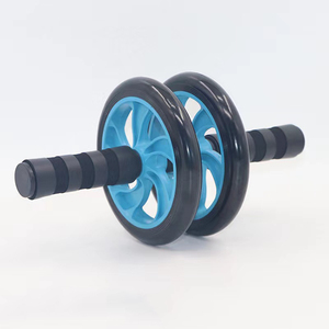 Hot Fancy 6-in-1 Steel AB Wheel Roller Kit Colorful PVC Fitness Muscle Wheel Roller Sets for Abdominal <strong>Exercise</strong> - Product Image 5