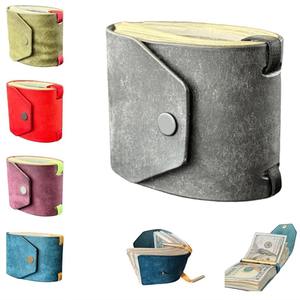 Akses Uang Cepat Portabel Modern Tempat Uang Praktis Dompet Tali Pengikat Organizer Dompet Kulit PU Pembungkus Uang - Product Image 1