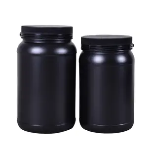 高品质容器HDPE塑料蛋白粉罐500毫升1000毫升运动蛋白粉罐