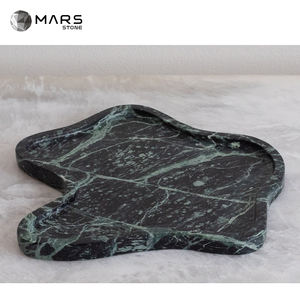 Travertino Beige Natural decoración del hogar Mesa mármol travertino joyería bandejas aperitivos <span class=keywords><strong>nueces</strong></span> y plato <span class=keywords><strong>de</strong></span> fruta - Product Image 6