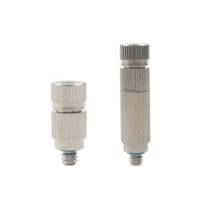 Boquilla de Nebulización de Latón Anti-Goteo 3/16unc, Boquilla de Enfriamiento de Metal de Alta Presión para Control de Agua en Jardines e Invernaderos - Product Image 1