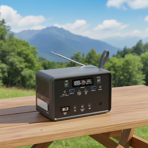 MIQ Oem Odm Rechargeable Camping Laptop Backup <b>Mini</b> 100w Lifepo4 Battery Outdoor FM Portable Power Station with <b>Solar</b> <b>Panels</b> - Product Image 2