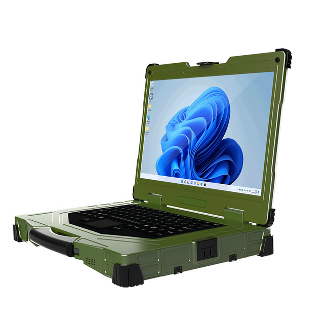 Rugged Laptop Aluminum Body I7 Processor Dual Screen Rugged Notebook With GPS for Field Use