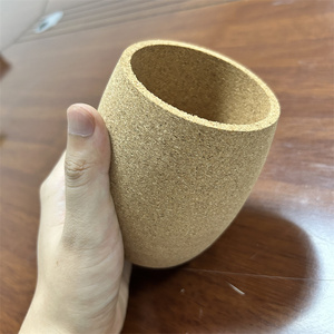 Maceta de corcho para plantas, maceta de madera, maceta para plantas, macetas de corcho recicladas - Product Image 6