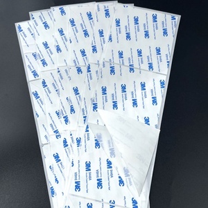 Autocollants triangulaires personnalisés découpés sur mesure pour emballage de boîtes cadeaux, ruban adhésif double face en PET, vente en gros, directement de l'usine OEM - Product Image 3
