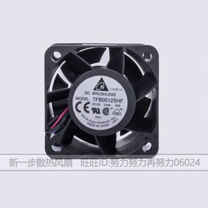 เดลต้า TFB0512SHF 5032 12V 0.6A พัดลมไร้แปรงถ่าน DC สำหรับระบบเตือนภัย - Product Image 1
