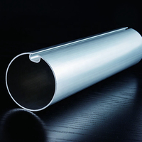 Rail de rideau en aluminium extrudé de haute précision, rail coulissant droit pour la décoration de fenêtres intérieures