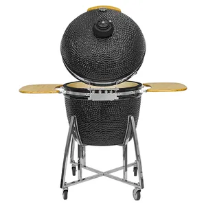 Barbecue au charbon de bois en céramique classique <span class=keywords><strong>SEB</strong></span> <span class=keywords><strong>Kamado</strong></span> 29 pouces avec allumage électronique à impulsions et piézoélectrique - Product Image 4