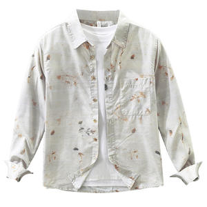 Camisas Florales Modernas para Hombre al por Mayor 2026, Ligeras, Transpirables, de Manga Larga, con Diseño de Botones, Estilo Chino, Poliéster/Algodón - Product Image 5