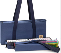 Nouvel ensemble de table de mahjong transfrontalier 3 pièces avec sac de rangement matelassé en polyester grande capacité, multifonctionnel pour le voyage