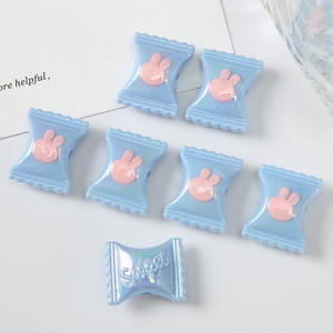 Macaron Bonbons DIY Bijoux Faits à la Main Matériaux de Fabrication de Perles Lucite Acrylique à Trou Droit pour Chaînes de Téléphone Mobile Sacs Pendentifs - Product Image 3