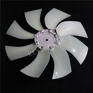 खुदाई ठंडा प्रशंसक स्पेयर पार्ट्स 7Z नायलॉन 8 पत्तियां समायोज्य अक्षीय कूलर के लिए विधानसभा प्रशंसक ब्लेड - Product Image 4