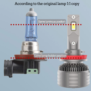 Đèn <span class=keywords><strong>Led</strong></span> Xe Hơi Ô Tô Bóng Đèn Xe Hơi Làm Mát Quạt H1 H3 9006 9012 9007 H11 Đèn Pha <span class=keywords><strong>LED</strong></span> H7 H4 - Product Image 3