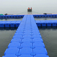 Bâtons de ponton flottants flottants en plastique, aide à la navigation marine, plateforme de dessins animés, flotteurs en bois