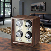 Manufacturer Direct Delivery <strong>Best</strong>-<strong>Selling</strong> 4-Slot <strong>Automatic</strong> Vertical Winding <strong>Watch</strong> <strong>Winder</strong> Mechanical <strong>Watch</strong> Turner Box