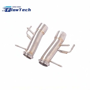 Tuyau d'échappement avant haute performance en acier inoxydable avec finition lisse pour Ferrari SF90 3.9T V8 - Product Image 2