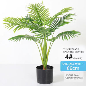 En stock – Vente en gros Chine – Arbre Bonsaï en plastique 90cm-300cm – Plantes artificielles d'intérieur – Grande palmier vert en soie - Product Image 2