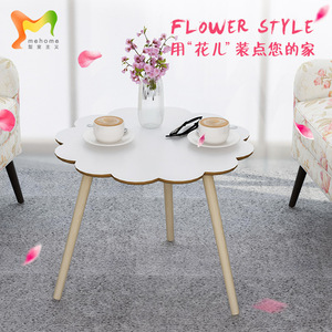 Nordic Coffee <b>Table</b> Wood Top Nesting Modern Minimalist <b>Small</b> Side <b>Table</b> For Living Room - Product Image 3