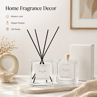 Ensemble diffuseur de parfum sur mesure en gros avec flacons en verre et coffret cadeau pour l'image de marque de parfums d'intérieur et les cadeaux d'entreprise