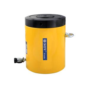 Vérin hydraulique à simple effet CLL-1506 avec écrou de blocage de retour de charge 150T pour diverses applications de charge - Product Image 1