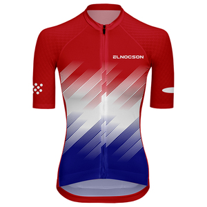 Vente en gros de vêtements de <span class=keywords><strong>cyclisme</strong></span> Hauts pour femmes Chemises de vélo à manches courtes Vêtements de vélo à fermeture éclair complète Veste de vélo Maillot de <span class=keywords><strong>cyclisme</strong></span> personnalisé - Product Image 1