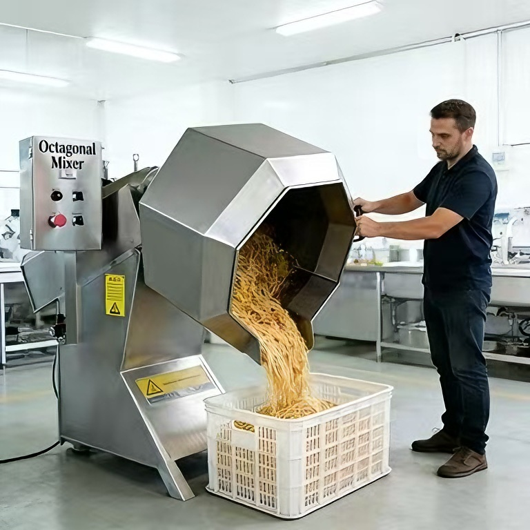 Automatic Drum Type Rotating Seasoning Machine