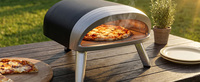 Four à pizza au gaz portable de 16 pouces pour camping-car, appareils de cuisson extérieurs, pierre à pizza à chauffage uniforme, acier inoxydable, pieds pliables, CSA