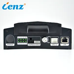 Sistem keamanan Bus DVR dan DVR seluler dengan kartu SD kamera 6ch