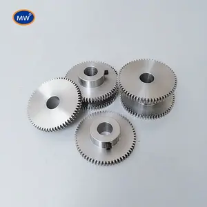 Factory manufacture China precision cnc machining metal steel drive gear and spur helical pinion gear