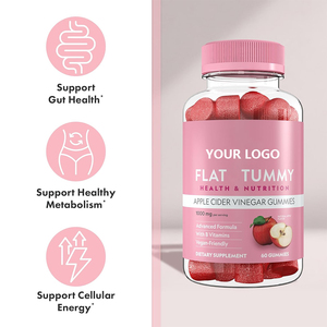 Gommes de marque privée OEM Bonbons rehausseur BBL pour adultes Booster de grosses fesses et de hanches Gummies au vinaigre de cidre de pomme - Product Image 2