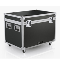 Outil de vol en aluminium léger personnalisé 3U 4U 6U 10U DJ valise de route chariot avec roues pour câble de lumière LED