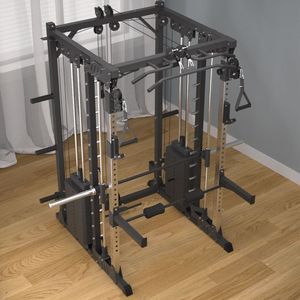 Hot Selling Unisex Cable Trainer Multi-Functional Power <strong>Squat</strong> Rack <strong>Cage</strong> for Indoor Home Strength Training Steel Custom - Product Image 5