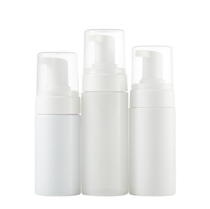 Dispenser di sapone liquido cosmetico in PET bianco da 150 <span class=keywords><strong>ml</strong></span> realizzato in fabbrica professionale con flacone per pompa in schiuma - Product Image 2
