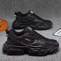 Nouveau à la mode à lacets hommes papa chaussures haut grosses baskets hauteur augmentant formateurs Sport chaussures de course décontractées pour hommes