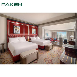 Solusi Furnitur Proyek Hotel Turnkey Satu Atap Set Furnitur Kamar Tidur Hotel Bintang <span class=keywords><strong>5</strong></span> Modern dengan Desain - Product Image 2