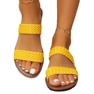 Nouvelles sandales tissées Joker tendance été 2025 – Confortables, ouvertes, pour la plage – Vente en gros 231 231 - Product Image 5