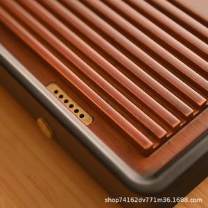 Solid Wood <b>Tea</b> <b>Tray</b> Rectangular Simple Design Heat Resistant For Home Kung Fu <b>Tea</b> Brewing Living Room Use - Product Image 5